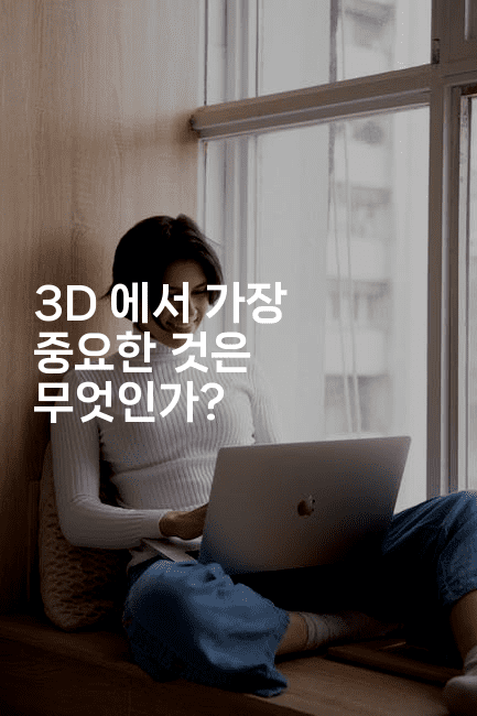 3D 에서 가장 중요한 것은 무엇인가?