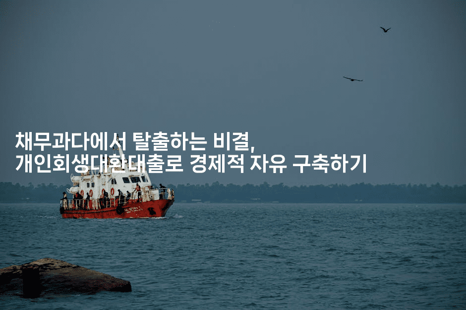 채무과다에서 탈출하는 비결, 개인회생대환대출로 경제적 자유 구축하기-애니콘